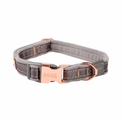 Rogz Urban Classic Dog Collar Dove Grey Small