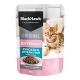 Black Hawk Kitten Wet Food Chicken & Ocean Fish 85g