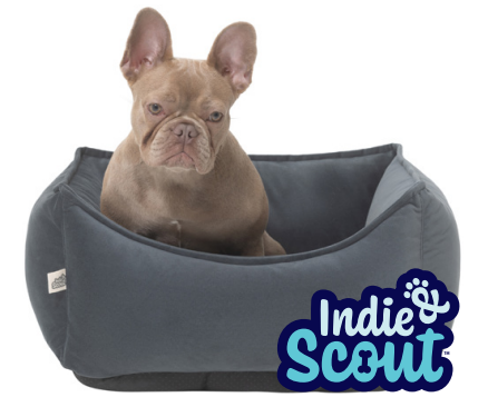 Bed Indie & Scout Recycled Velvet Square Small