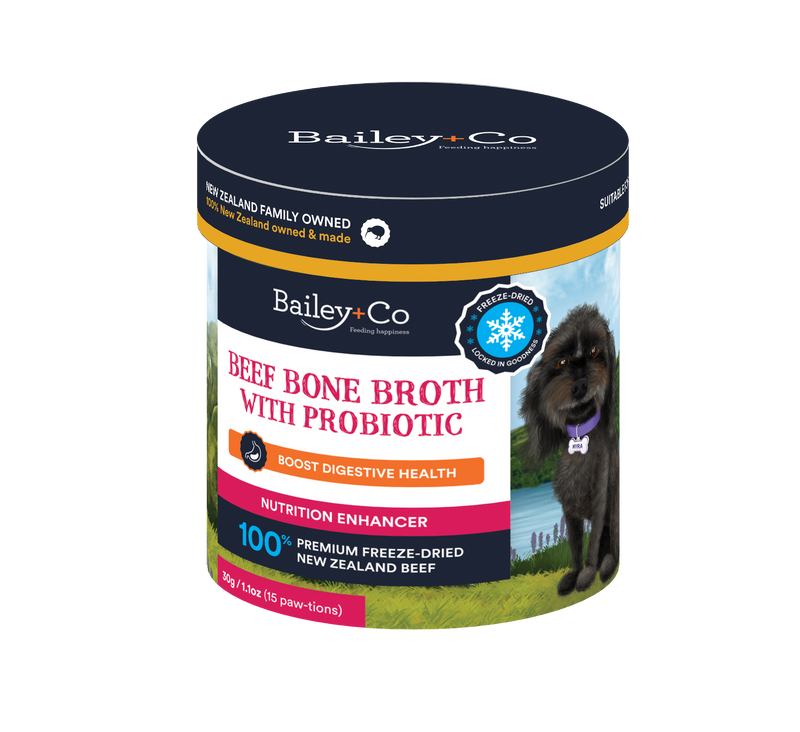 Bailey & Co Beef Bone Broth Paws with Probiotics 30g