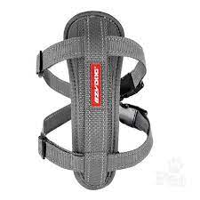 EzyDog Chest Plate Dog Harness Medium Grey