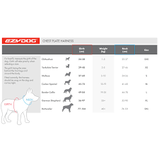 EzyDog Chest Plate Dog Harness Grey Large