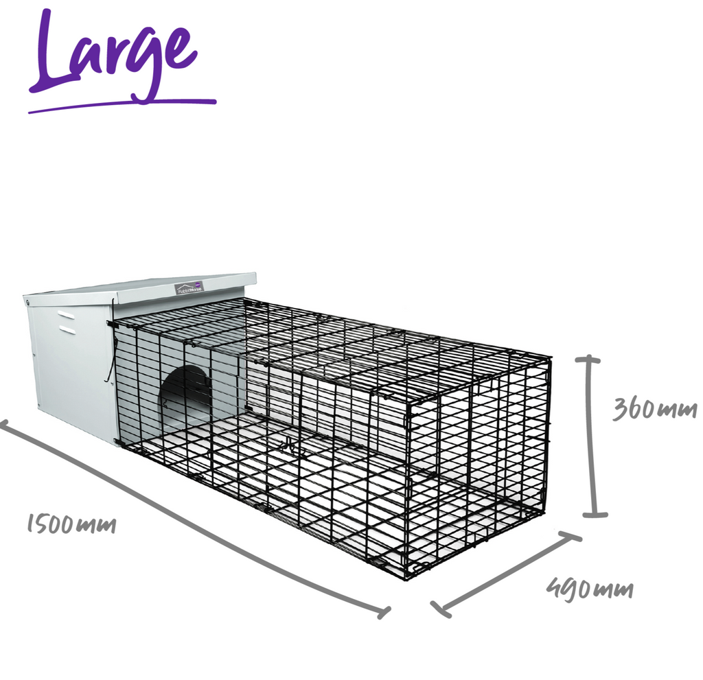 Kazoo Metal Rabbit Hutch with shade cover