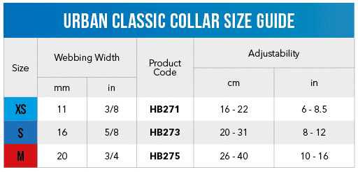 Rogz Urban Classic Dog Collar Dove Grey Small
