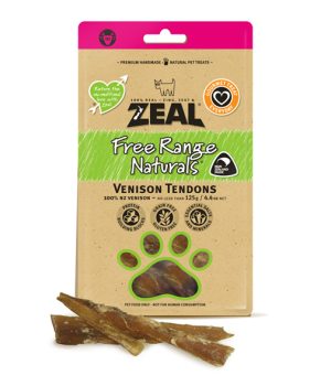 Zeal Free Range Venison Tendons 125g