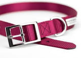 Avenue Dog Collar with Buckle Magenta