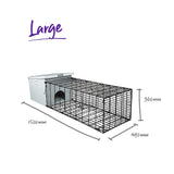 Kazoo Metal Rabbit Hutch with shade cover