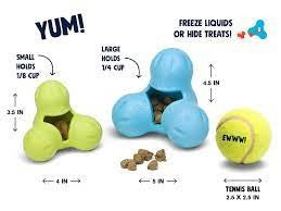 West Paw Zogoflex Tux Dog Treat Toy Blue