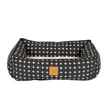 Bed Mog & Bone Bolster Bed Black Metallic S