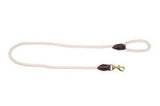 Mog & Bone Rope & Leather Dog Lead Natural
