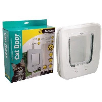 Magnetic best sale cat door