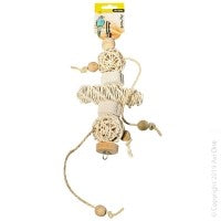 Bird Toy Avi One Rattan Balls & Beads & Pumice