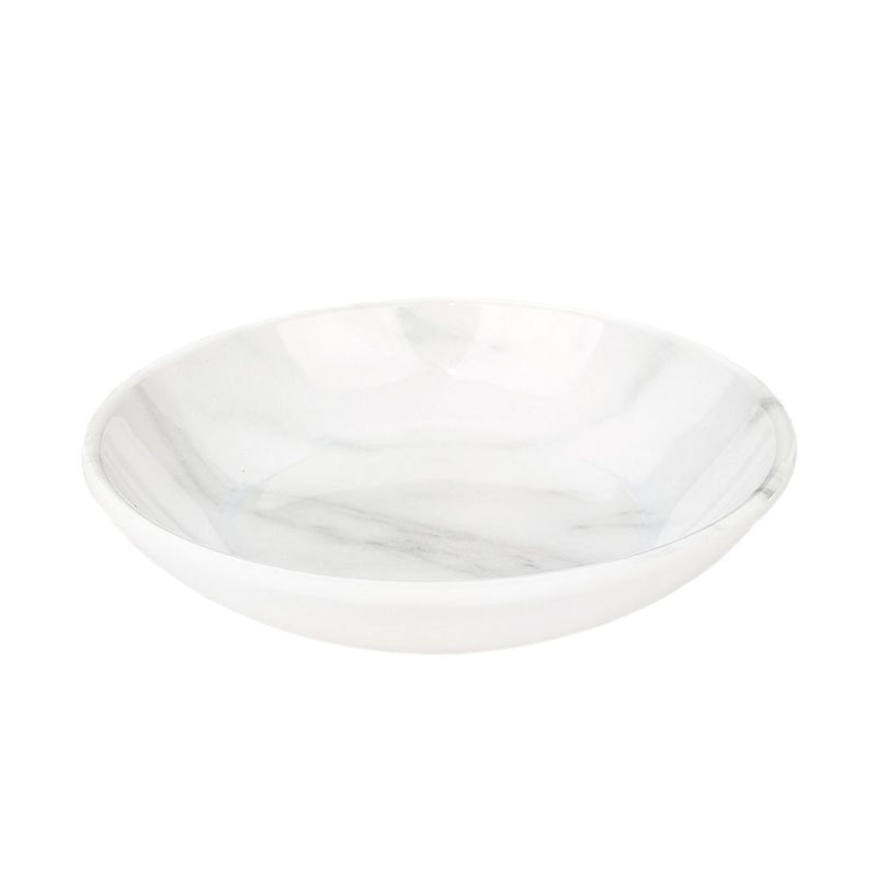 Bowl Cattitude Melamine Saucer Carrara Marble