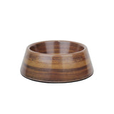 Barkley & Bella Melamine Dog Bowl Acacia Wood Look