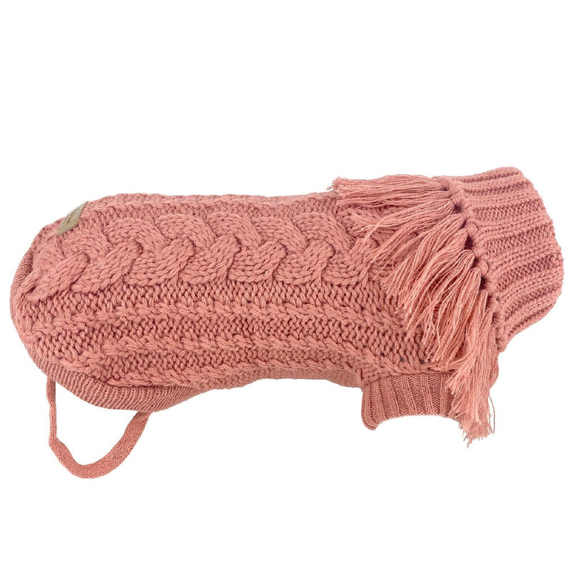 Huskimo Coachella Dog Jumper Salmon