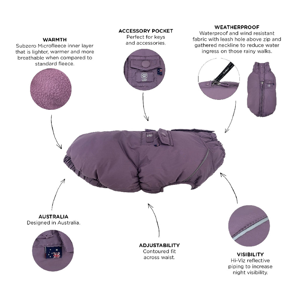 Coat Huskimo Cardrona Grape 27cm