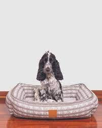 Bed Mog & Bone Bolster Bed Mosaic Blk/Wh S