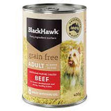 Black Hawk Grain Free Wet Dog Food 400g Beef