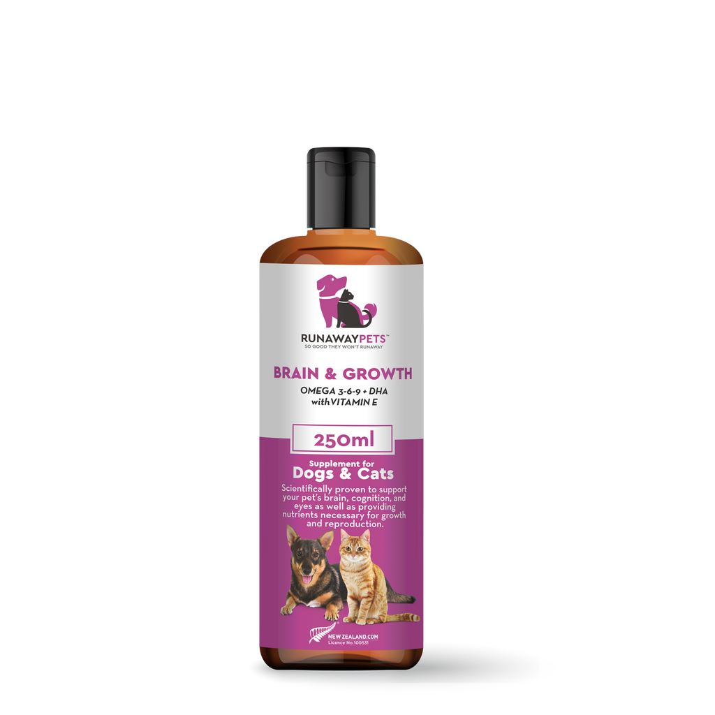 Runaway Pets Brain & Growth Health Supplement 250ml