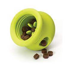 West Paw Zogoflex Toppl Dog Treat Toy Granny Smith