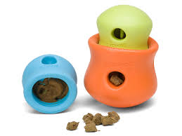 West Paw Zogoflex Toppl Dog Treat Toy Granny Smith