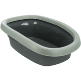 Cat Litter Tray with Rim 43cm Anthracite Grey