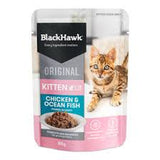 B/Hawk Kitten Chicken/Oceanfish with Gravy 85g