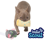 Toy Indie & Scout Plush Mouse Toy