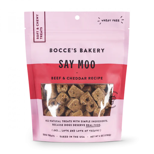 Bocce's Say Moo Soft & Chewy Dog Treats 170g