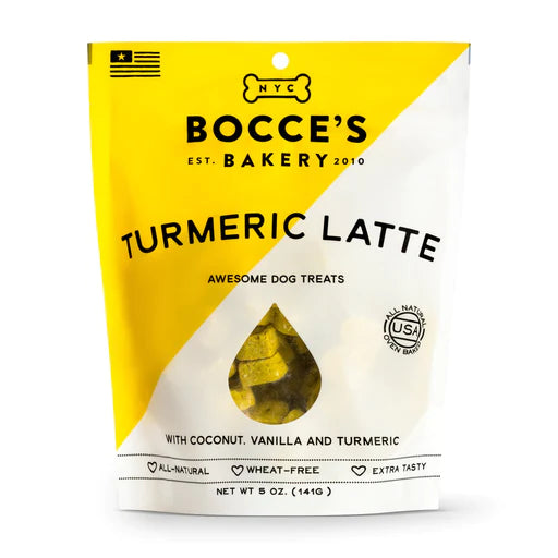 Bocce's Turmeric Latte Biscuits Dog Treats 141g