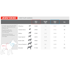 EzyDog Chest Plate Dog Harness Medium Grey