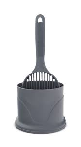 Trouble & Trix Cat Litter Scoop with Holder