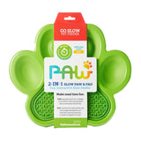 Paw 2-IN-1 Slow Feeder & Lick Pad Green