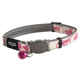 Rogz Cat Collar Glowcat Pink Butterflies