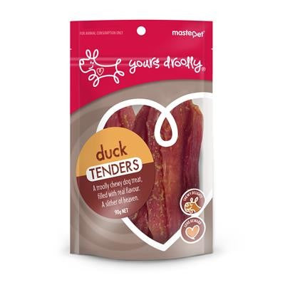 Yours Droolly Duck Tenders Dog Treats 90g