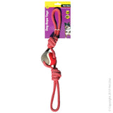 Pet One Rope 2 Way Tug with Tennis Ball Dog Toy