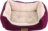 Dog Bed Its Bed Time Plush Dozer Rectangle Red