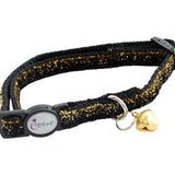 Cattitude Cat Collar Glitter Black & Gold