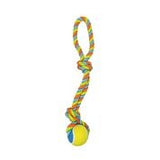 Knots of Fun Rope Dog Toy with Tennis Ball 43cm