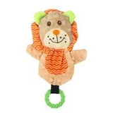 Snuggle Friends Lion with Teether Dog Toy