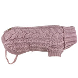 Huskimo French Knit Dog Jumper Rose Pink
