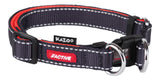 Kazoo Adjustable Dog Collar Slate/Orange