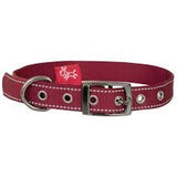 Yours Droolly Dog Collar Plain Burgundy X-Large