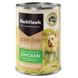 Black Hawk Grain Free Wet Dog Food 400g Chicken