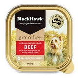Black Hawk Grain Free Wet Dog Food 100g Beef
