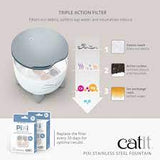 Catit Pixi Drinking Fountain Light Blue