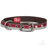 Yours Droolly Dog Collar Tri Red