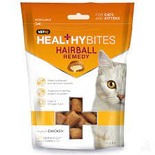 Vet IQ Healthy Bites Hairball Remedy Cat Treats 65g
